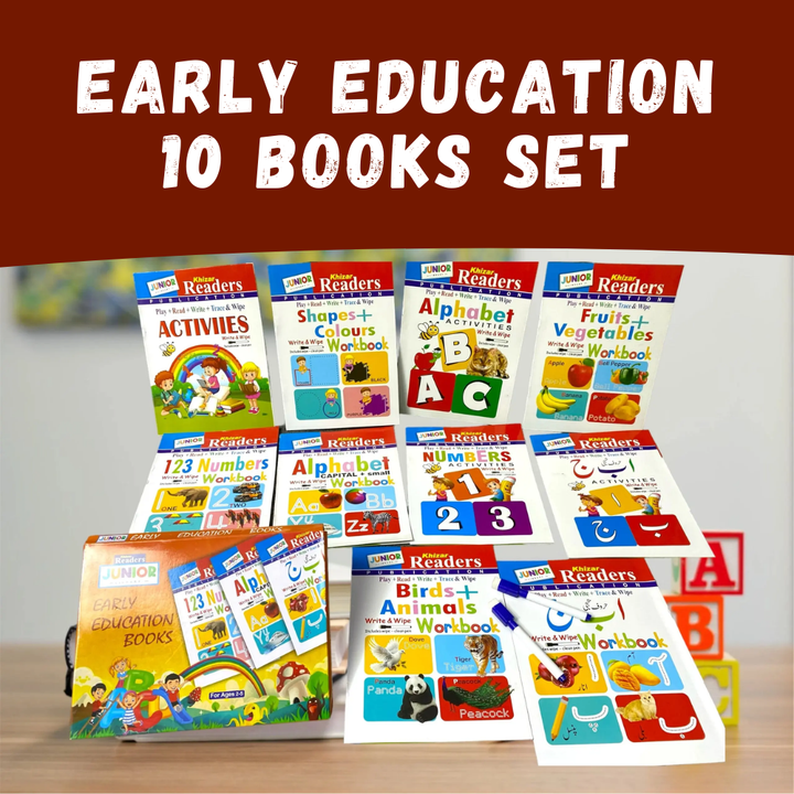 10 Write & Wipe Children Books Set