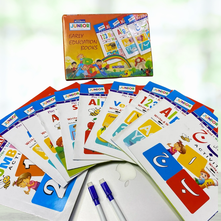 10 Write & Wipe Children Books Set