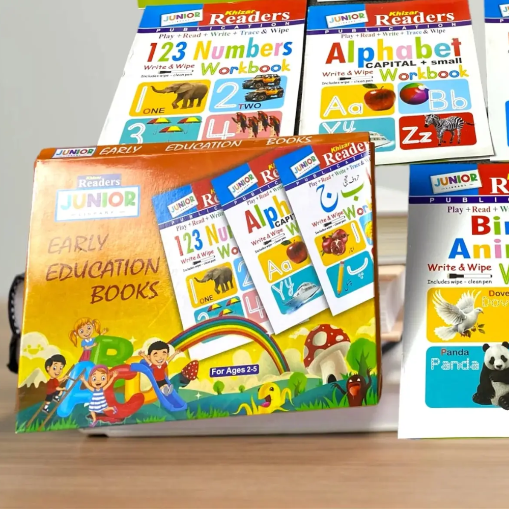 10 Write & Wipe Children Books Set