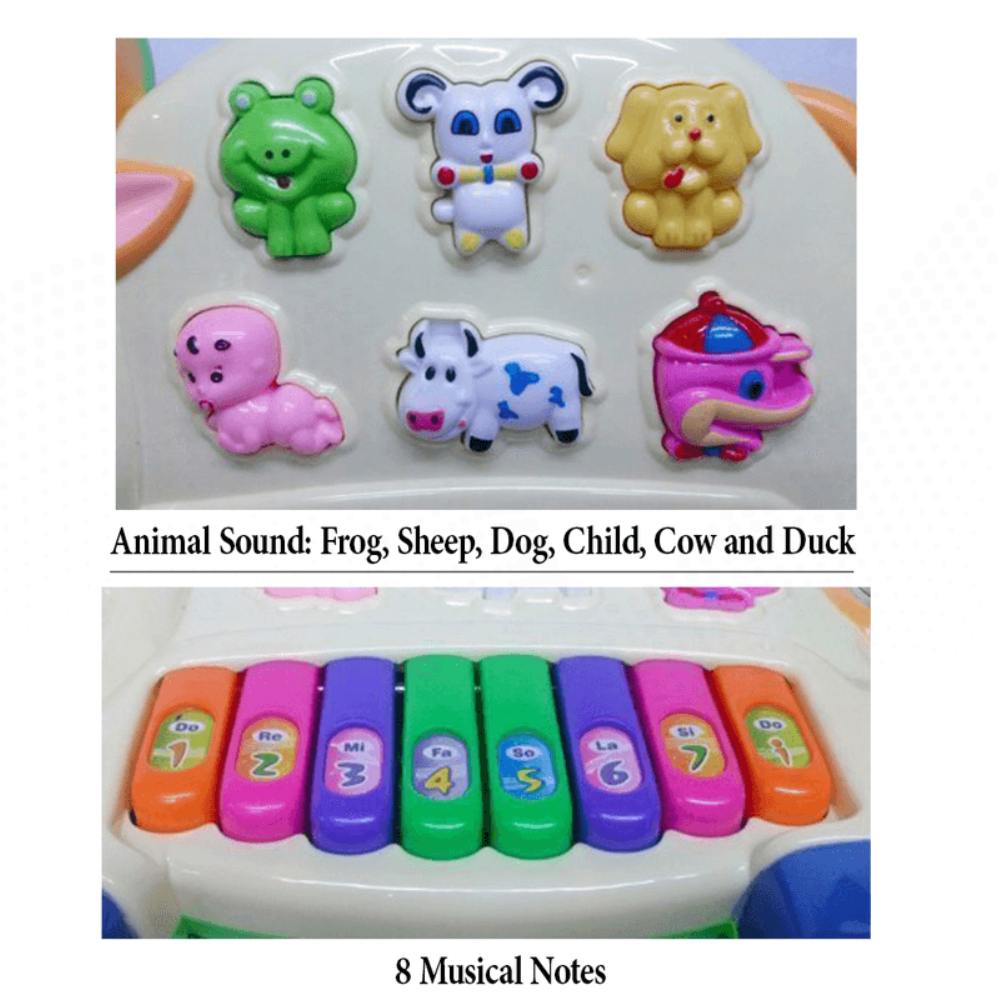 Cow Piano with Animal Sounds for Children Education