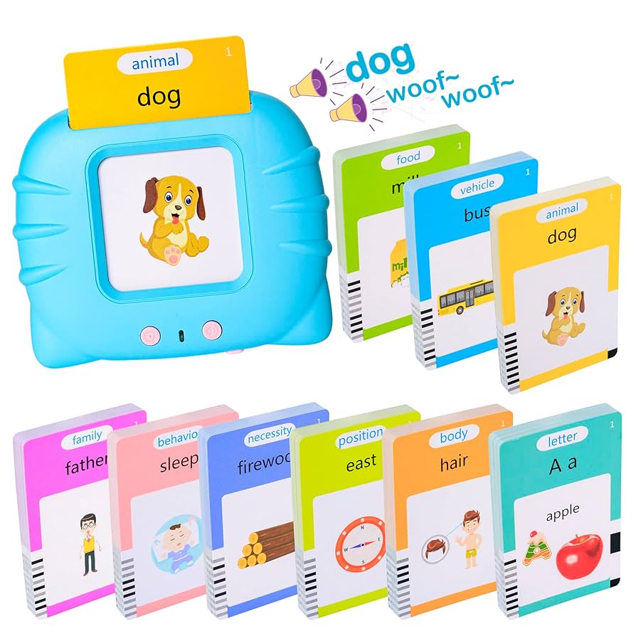Toddler Talking Flash cards Reader (Rechargeable)