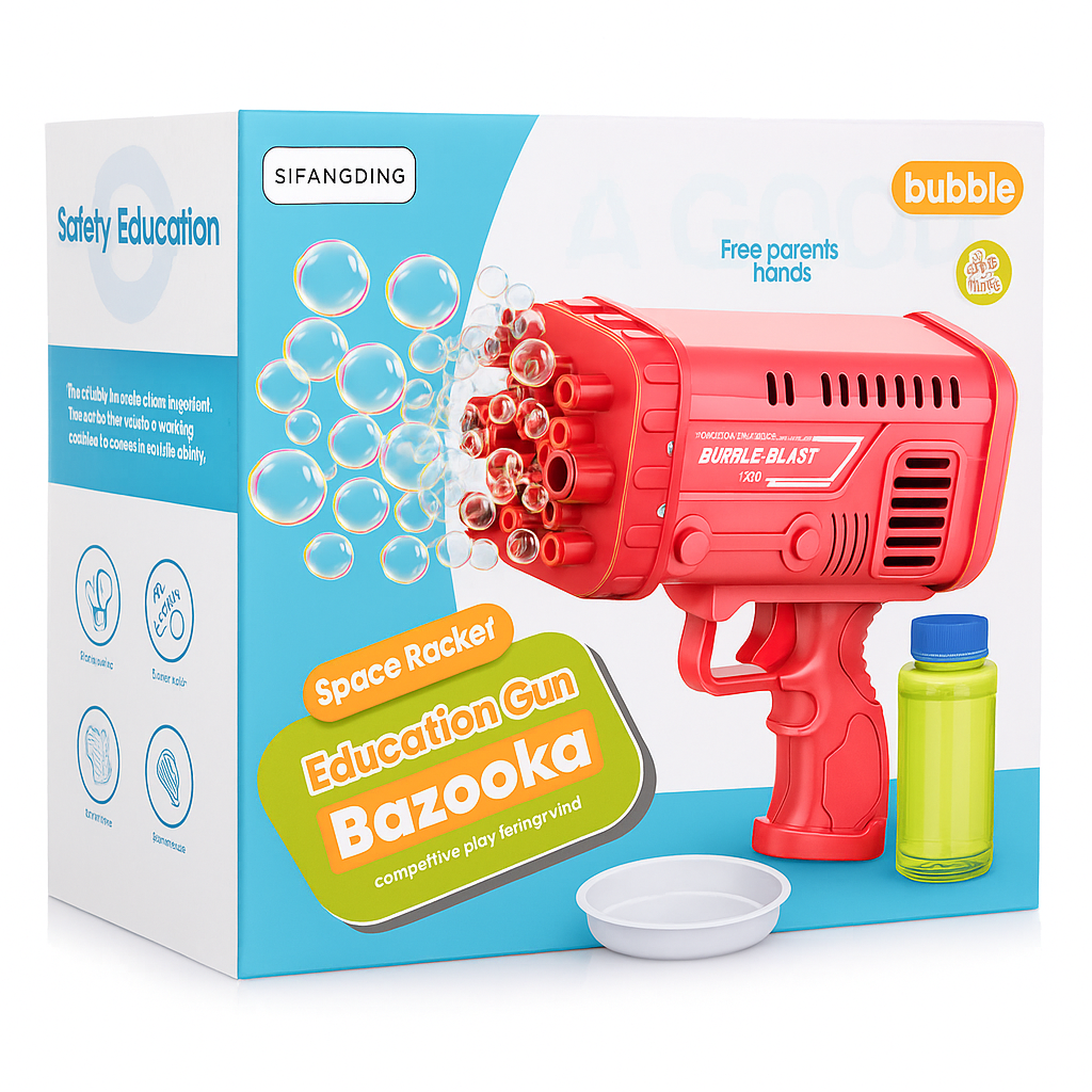 Kids’ Bubble Machine Gun Toy