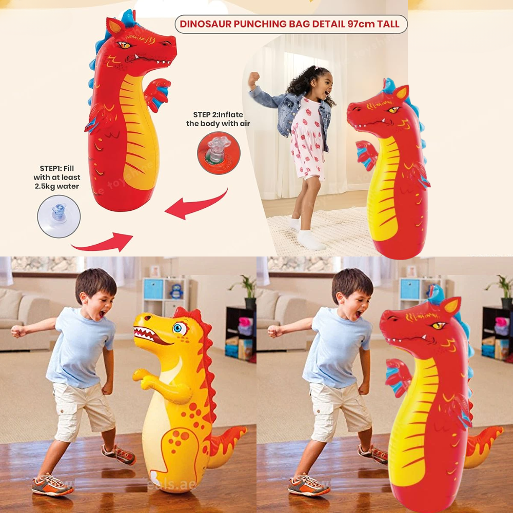 Kids Inflatable 3D Bop Punching Bag