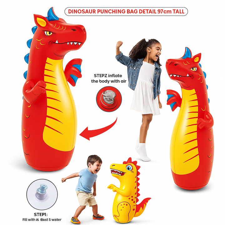 Kids Inflatable 3D Bop Punching Bag