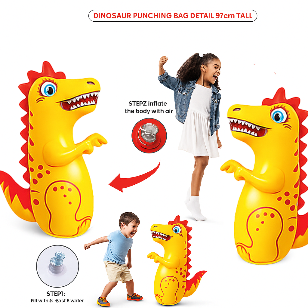 Kids Inflatable 3D Bop Punching Bag